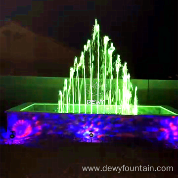 USA Project Colorful peacock swing water fountain
